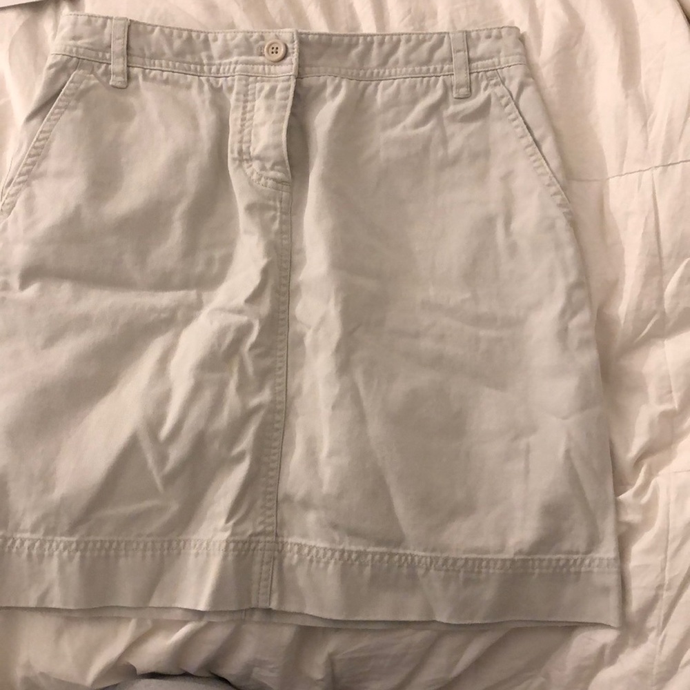 Jcrew khaki skirt